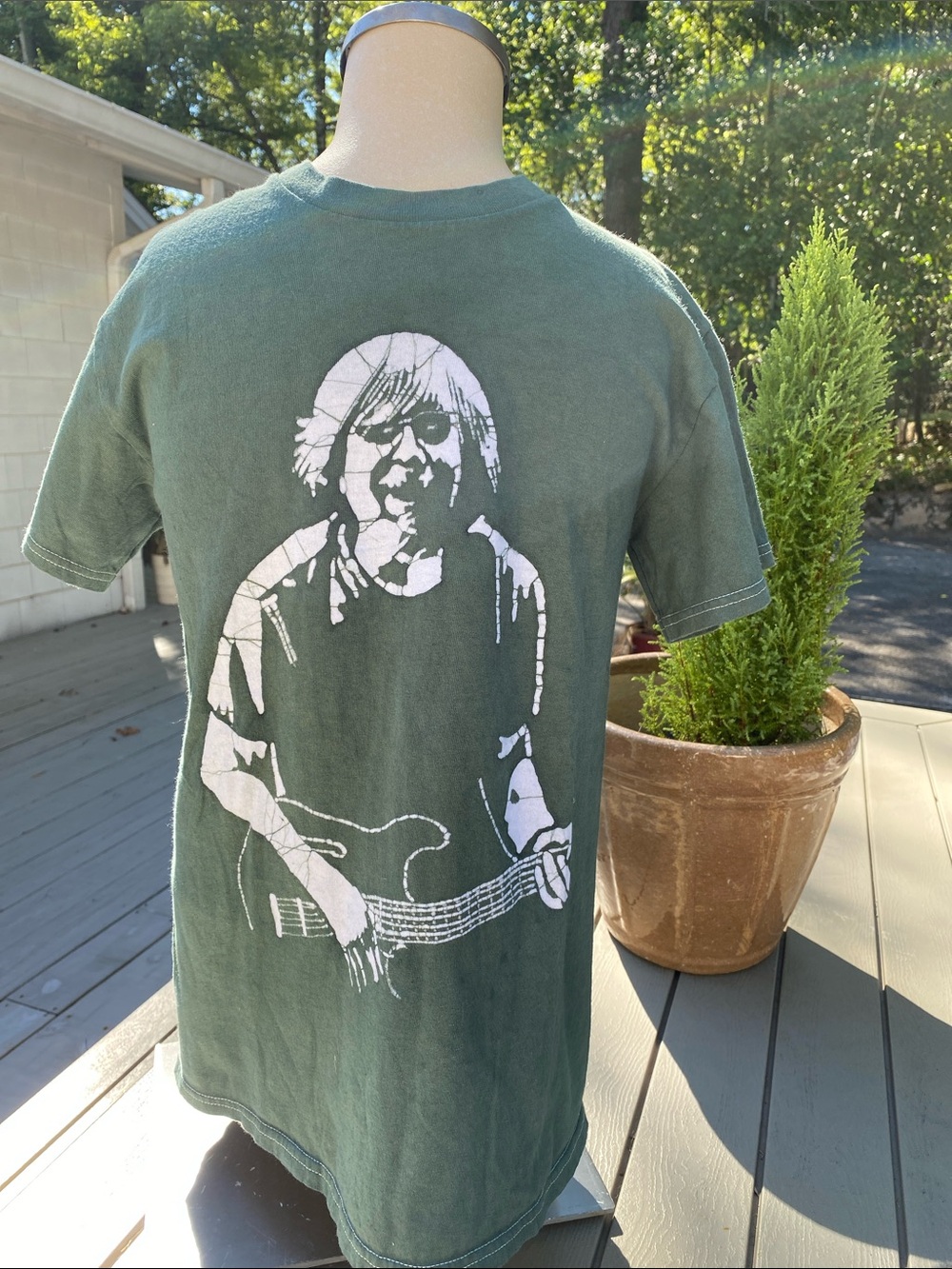Phish Trey Anastasio Green Graphic T-Shirt Unisex pit to pit 16.5”